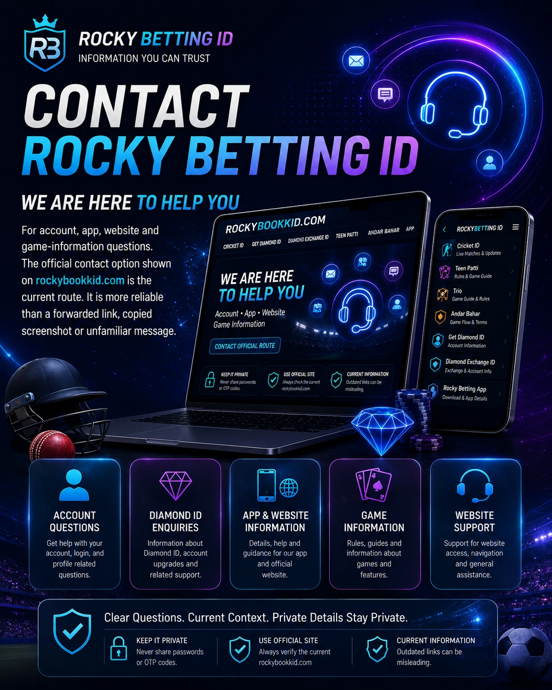 Contact Rocky ID Book